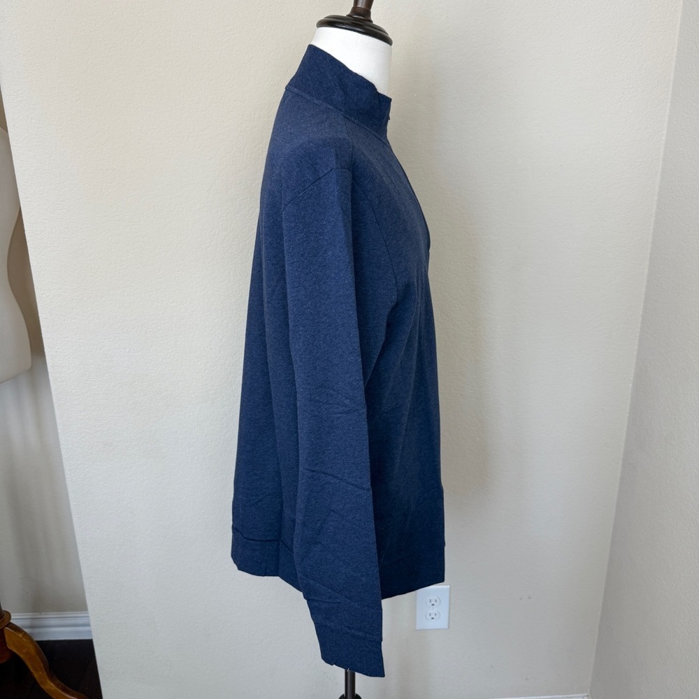 NWT - Criquet Mens 1/4 Zip Pull Over Sweater | XL | Navy - Picture 4 of 8